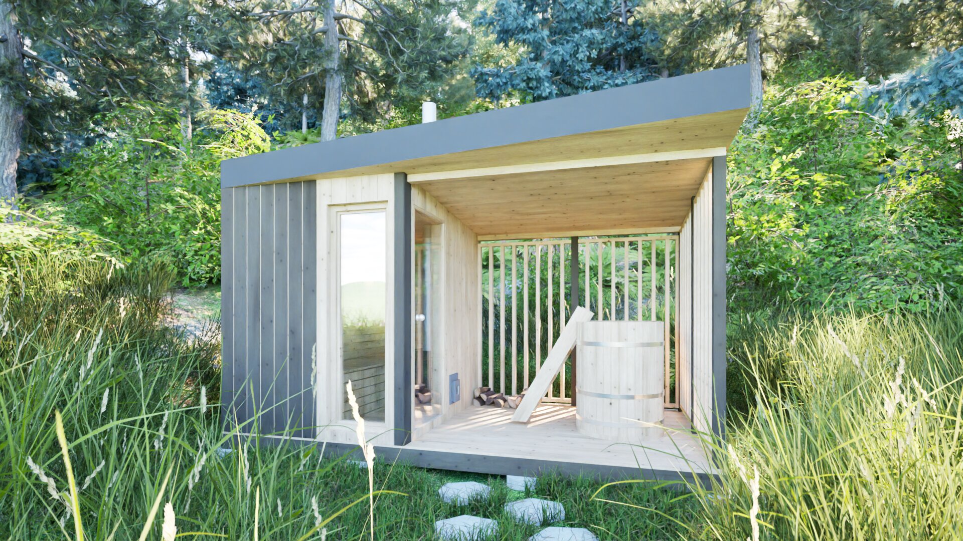 Sauna POLEWIK – widok 1